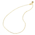 727 Gold-Plated Link Necklace in slim