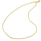 Twisted 24K Gold-Plated Necklace Slim 104