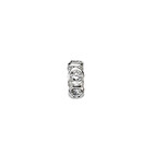 1262 Zircon Charm Ring in white