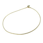 1464 Semi-Twisted Gold-Plated Necklace