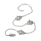Stainless Steel Anklet Paw 1775