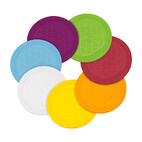 Silicone coasters set in 7 colours