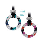 358 Reversible Vitality Pendant in pink and blue