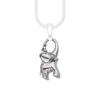 Magnet Pendant, silver coloured elephant 4421