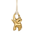 Magnet Pendant, gold coloured elephant, big 4422