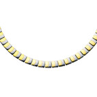 Magnet Necklace Collier Bicolour 4454