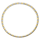 Magnetic necklace Pure in bicolour design 4576