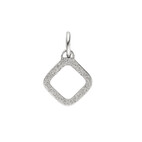 Pendant small diamond-finished-matted 4749