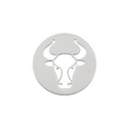 Zodiac sign Taurus jewellery disc 30mm 4821