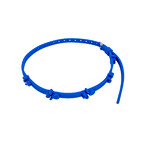 Pet collar paw blue 4883