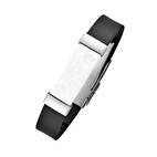 494 Silicone Folding-Clasp Bracelet