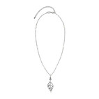Magnetic necklace with leaf pendant 5188