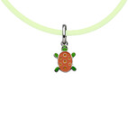 Magnetic pendant turtle stainless steel 5190