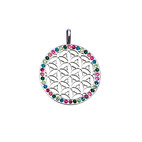 Flower of Life Magnetic Pendant Colourful 5228
