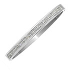 Magnetic bangle with crystals 5349