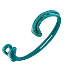 Bracelet en cuir turquoise 4225