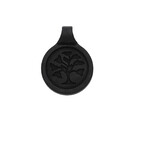 Pendentif en silicone, noir 4426