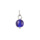 Pendentif boule, cristal bleu 4741