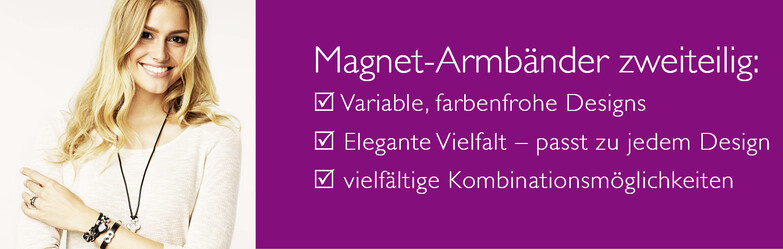 Armbänder mit Mittelelement 30 mm