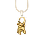 Magnetanhänger goldfarbener Elefant 4423