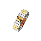 Flexi-Ring im Bicolor-Design mit Kupfer 4801