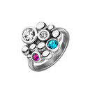 Magnet-Ring Bubbles mit Kristallen 5164