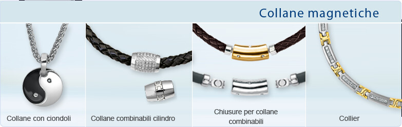 Collane magnetiche con ciondoli