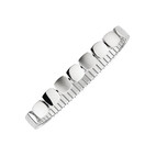Flexi Magnetarmband Cubic Design – silver 5064
