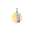 Magnethänge Carré medaljong stor – guld 5083